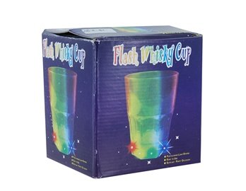 0521389441630 - MAGICAL COLORFUL FLASH DRINKING WHISKY CUP (TRANSPARENT)