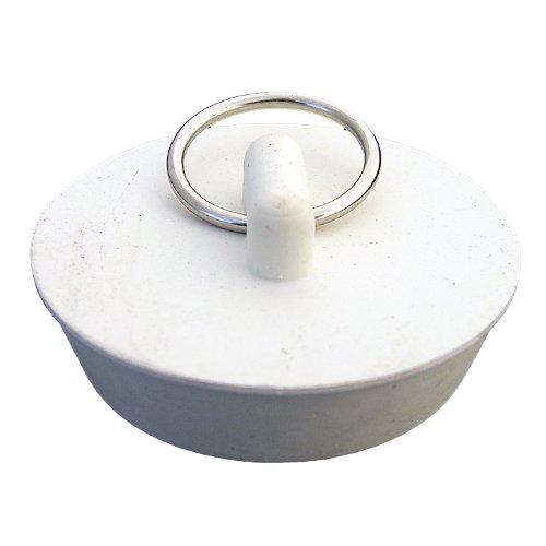 0052151020901 - LASCO 02-3211 WHITE RUBBER HOLLOW STOPPER FOR 1-5/8-INCH DRAIN OPENINGS