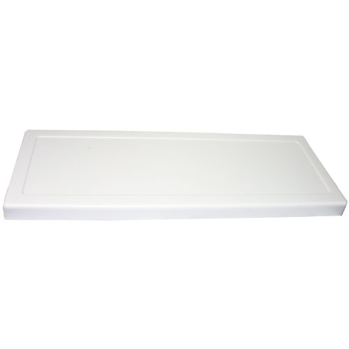 0052151105844 - LASCO 14-1010 UNIVERSAL FIT MOST TOILET TANK LID FOR 21 1/8-INCH X 7 3/4-INCH OR LESS TOILETS, WHITE PLASTIC