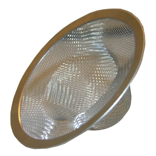 0052151295200 - LASCO 03-1382 304 STAINLESS STEEL MESH SHOWER DRAIN STRAINER WITH CHROME PLATED RING