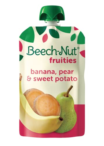 0052200011089 - BEECH-NUT FRUITIES STAGE 2 BABY FOOD, BANANA PEAR & SWEET POTATO, 3.5 OZ POUCH