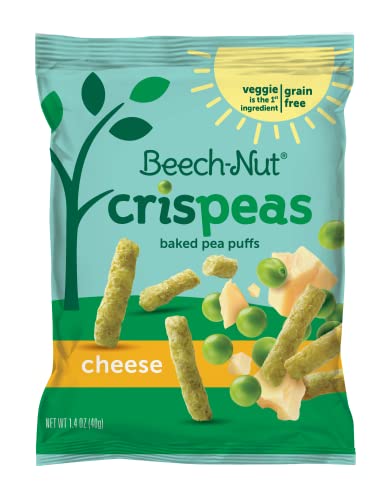 0052200041451 - BEECH-NUT CRISPEAS CHEESE BAKED PEA PUFFS TODDLER SNACK, 1.4 OZ BAG