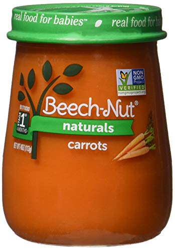 0052200171035 - BEECH-NUT NATURALS JUST CARROTS STAGE 1, 4.0 OZ
