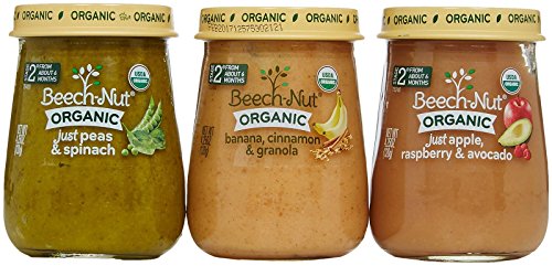 0052200200032 - BEECH-NUT ORGANIC STAGE 2 BABY FOOD VARIETY PACK, 4.25 OUNCE (PACK OF 10)