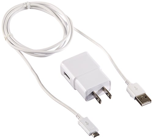 0522529642702 - SAMSUNG ETA-U90JWE 2-AMP CHARGER WITH 5-FEET MICRO USB DATA CHARGING SYNC CABLE - NON-RETAIL PACKAGING - WHITE