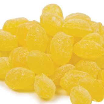 0052295303045 - CLAEYS LEMON SANDED CANDY DROPS ~ 2 LBS ~ OLD FASHIONED FLAVOR