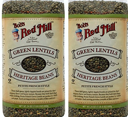 0052295503018 - FRENCH GREEN LENTILS, 2 - 24OZ BAGS, HERITAGE BEANS