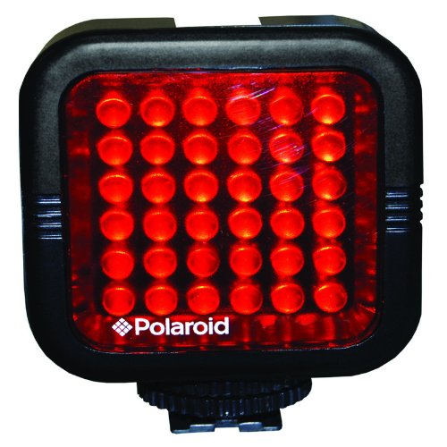 5269692788848 - POLAROID STUDIO SERIES RECHARGEABLE IR NIGHT LIGHT 36 LED LIGHT BAR FOR CAMCORDERS, DIGITAL CAMERAS & SLR'S