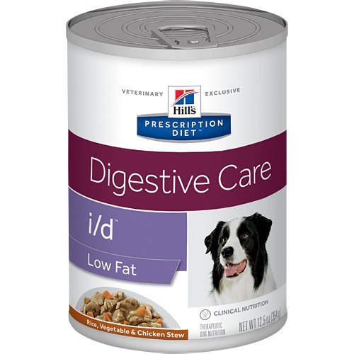 0052742006703 - HILL'S PRESCRIPTION DIET I/D LOW FAT CANINE RICE, VEGETABLE & CHICKEN STEW CANNED DOG FOOD 12/12.5 OZ