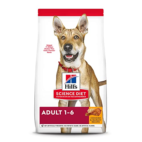 0052742020419 - HILLS PET NUTRITION SCIENCE DIET DRY DOG FOOD, ADULT, CHICKEN & BARLEY RECIPE, 15 LB. BAG