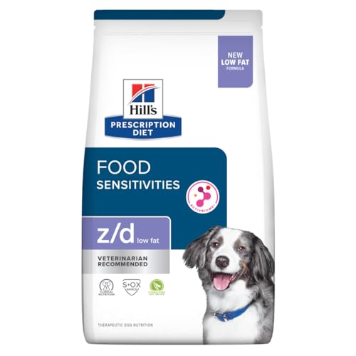 0052742068596 - HILLS PRESCRIPTION DIET Z/D LOW FAT HYDROLYZED SOY RECIPE DRY DOG FOOD, 25 LB BAG