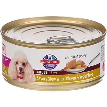 0052742143606 - SAVORY STEW WITH CHICKEN & VEGETABLES SMALL & TOY ADULT CANNED DOG FOOD