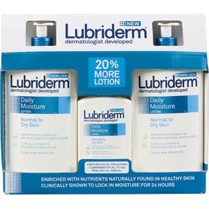 0052800939509 - LUBRIDERM DERMATOLOGIST DAILY MOISTURE LOTION FOR NORMAL TO DRY SKIN 3 PACK VALUE PACK