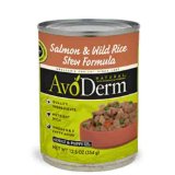 0052907020797 - AVODERM NATURAL SALMON & WILD RICE STEW ADULT CANNED DOG FOOD