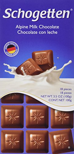 0053035085504 - SCHOGETTEN ALPINE MILK CHOCOLATE GERMAN CHOCOLATE BARS (PACK OF 3)