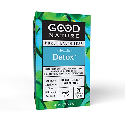 5310001262389 - GOOD NATURE HEALTHY DETOX TEA, 1.058 OZ, 20 INDIVIDUALLY WRAPPED TEA BAGS
