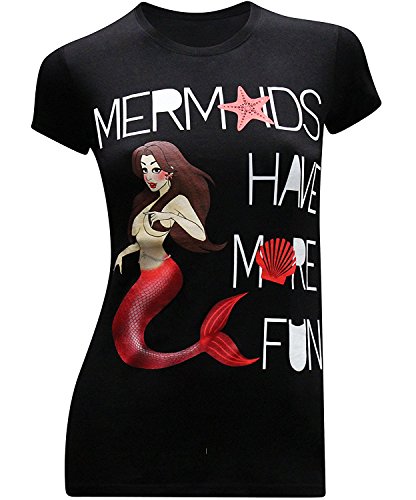 5312164662952 - MERMAIDS HAVE MORE FUN WOMEN'S FITTED T-SHIRT WATER MORE
