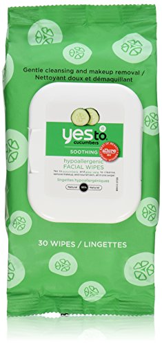 0531479549979 - YES TO CUCUMBER HYPOALLERGENIC FACIAL TOWELETTES, 30 COUNT (PACK OF 2)