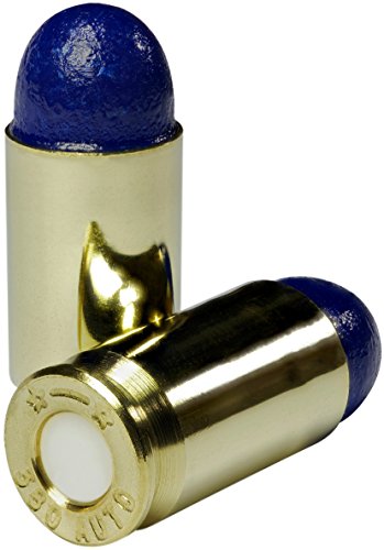 NICKEL+BLUE 380 ACP SNAP CAPS  SET OF 20 REAL WEIGHT!!! 