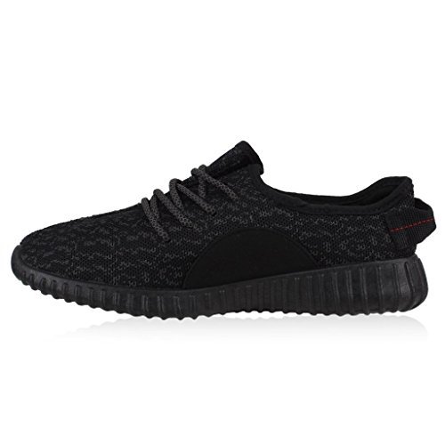 5318167200757 - GENERIC MEN WOMEN UNISEX BREATHABLE ATHLETIC SNEAKERS COMFORT LACE UP RUNNING SHOES HIGH-QUALITY GYM SHOES (SOLD BY HOLLO STORE) ALL BLACK 13 M US