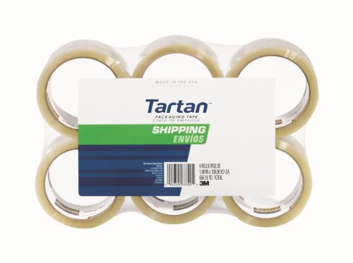 0053200024970 - TARTAN 6-PACK 1.88-IN X 327-FT CLEAR PACKING TAPE