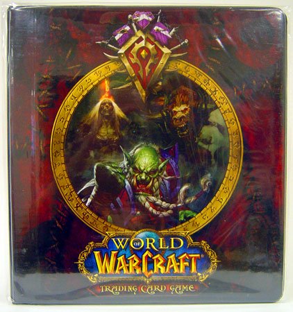 0053334571708 - WORLD OF WARCRAFT TRADING CARD GAME CARD SUPPLIES 2 INCH D-RING CARD BINDER (HORDE STYLE)
