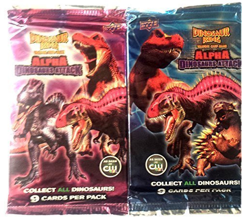 0053334723305 - DINOSAUR KING TRADING CARD GAME BOOSTER PACK - 2 PACK (18 CARDS)
