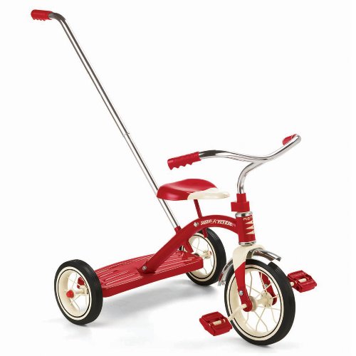 5334999101017 - RADIO FLYER CLASSIC TRICYCLE WITH PUSH HANDLE, RED