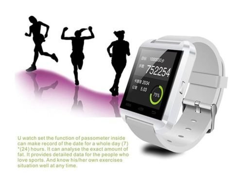 0534036673247 - SUDROID BLUETOOTH SMART WRIST WATCH PHONE FOR SAMSUNG GALAXY S3 S4 S5 NOTE3 , HTC, NOKIA OTHER ANDROID SMART PHONES (WHITE)