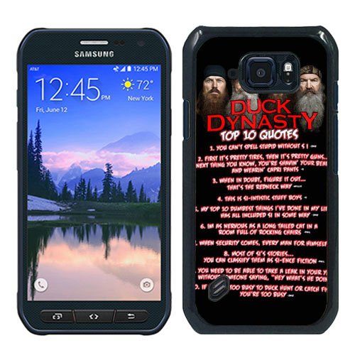 5358037341449 - DUCK DYNASTY 5 BLACK SHELL CASE FOR SAMSUNG GALAXY S6 ACTIVE,UNIQUE COVER