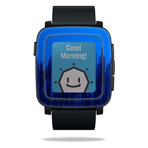 0053722054646 - MIGHTYSKINS PROTECTIVE VINYL SKIN DECAL FOR PEBBLE TIME SMART WATCH COVER WRAP STICKER SKINS BLUE GRASS