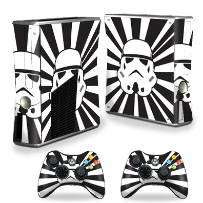 0053722065222 - MIGHTYSKINS PROTECTIVE VINYL SKIN DECAL FOR MICROSOFT XBOX 360 S CONSOLE WRAP COVER STICKER SKINS STAR RAYS