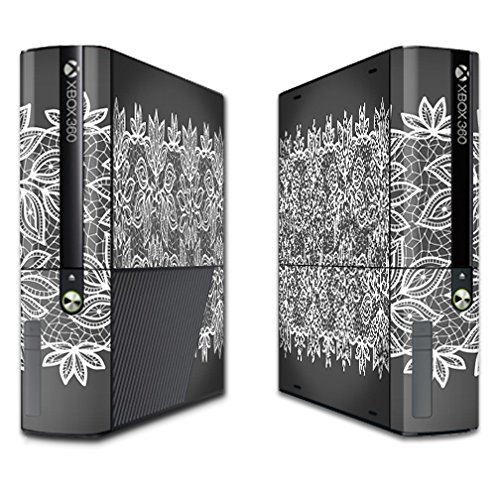 0053722192065 - MIGHTYSKINS PROTECTIVE VINYL SKIN DECAL FOR MICROSOFT XBOX 360E (3RD GEN) COVER WRAP SKINS STICKER FLORAL LACE
