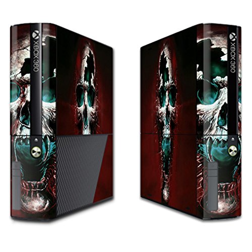 0053722194168 - MIGHTYSKINS PROTECTIVE VINYL SKIN DECAL FOR MICROSOFT XBOX 360E (3RD GEN) COVER WRAP SKINS STICKER WICKED SKULL