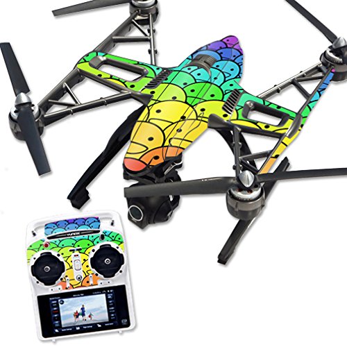 0053722262904 - MIGHTYSKINS PROTECTIVE VINYL SKIN DECAL FOR YUNEEC Q500 & Q500+ QUADCOPTER DRONE WRAP COVER STICKER SKINS HAPPY FACES