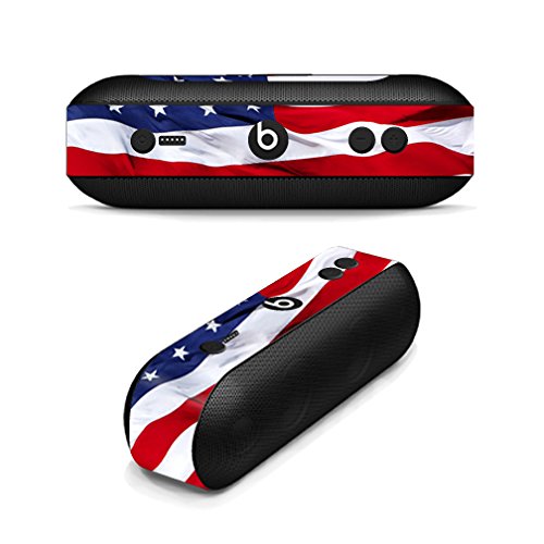 0053722297333 - MIGHTYSKINS PROTECTIVE VINYL SKIN DECAL FOR BEATS BY DR. DRE BEATS PILL PLUS WRAP COVER STICKER SKINS AMERICAN FLAG