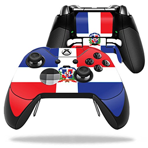 0053722302242 - MIGHTYSKINS PROTECTIVE VINYL SKIN DECAL FOR MICROSOFT XBOX ONE ELITE WIRELESS CONTROLLER CASE WRAP COVER STICKER SKINS DOMINICAN FLAG