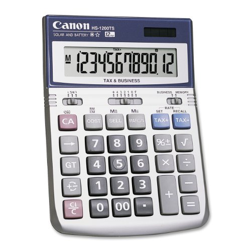 0053786138986 - CANON OFFICE PRODUCTS HS-1200TS BUSINESS CALCULATOR