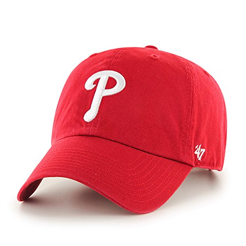 0053838503182 - PHILADELPHIA PHILLIES CLEAN UP ADJUSTABLE CAP (FOR ADULTS)