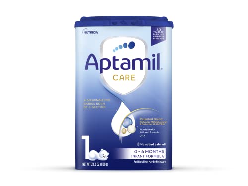5391522476684 - APTAMIL CARE STAGE 1, MILK BASED POWDER INFANT FORMULA FOR 0-12 MONTHS, WITH DHA & ARA, OMEGA 3 & 6, PREBIOTICS, CONTAINS NO PALM OIL, 28.2 OUNCES