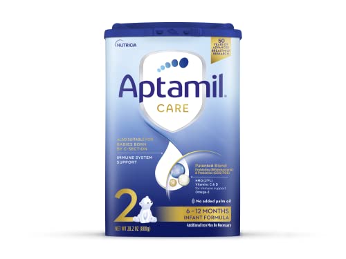 5391522476691 - APTAMIL CARE STAGE 2, MILK BASED POWDER INFANT FORMULA FOR 6+ MONTHS, WITH DHA & ARA, OMEGA 3 & 6, PREBIOTICS, CONTAINS NO PALM OIL, 28.2 OUNCES