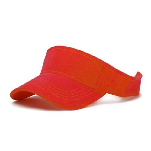 0053926022687 - SOLID SPORTS BLANK VISOR (COMES IN MANY DIFFERENT COLORS)