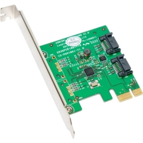 0539347413650 - SYBA SY-PEX40039 / MULTIMEDIA SATA III 2 INTERNAL 6GBPS PORTS PCI-E CONTROLLER CARD