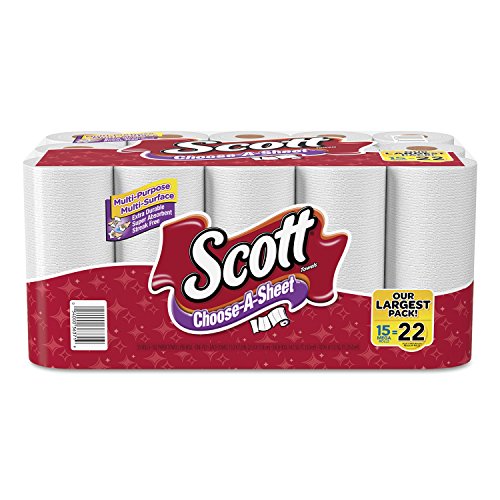 0054000363719 - SCOTT(R) SELECT-A-SIZE PAPER TOWEL MEGA ROLL, WHITE, 102 SHEETS PER ROLL, PACK O