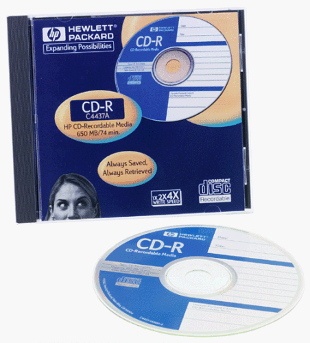 5400476749000 - HEWLETT PACKARD C4437A CD-R, 74 MINUTE, 4X (SINGLE) (DISCONTINUED BY MANUFACTURER)