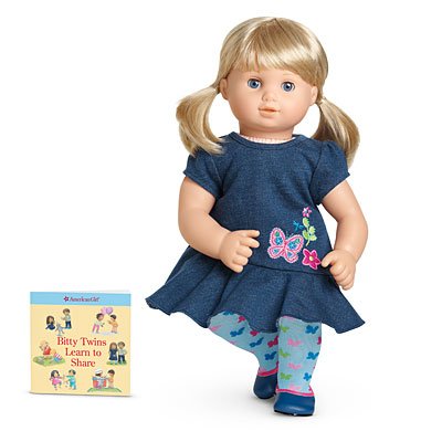 0540409721187 - AMERICAN GIRL BITTY TWINS DOLLS - BLOND BOY AND GIRL WITH BITTY TWINS LEARN TO SHARE BOOK