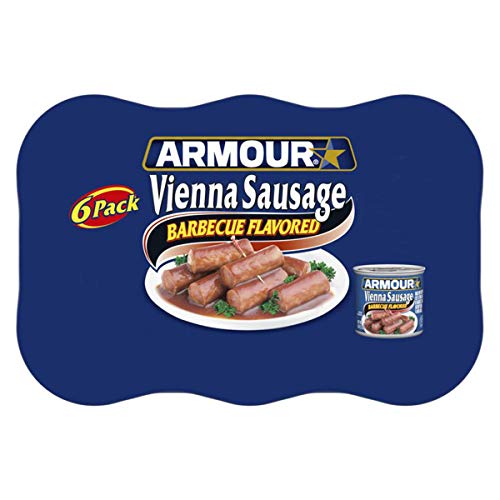 0054100833402 - (12 CANS) ARMOUR BARBECUE FLAVORED VIENNA SAUSAGE, 4.6 OZ