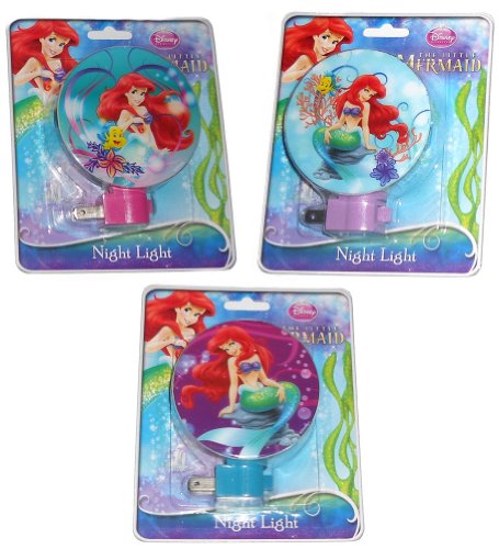 5415554789205 - DISNEY THE LITTLE MERMAID ARIEL NIGHT LIGHT-ASSORTED STYLES AND COLORS