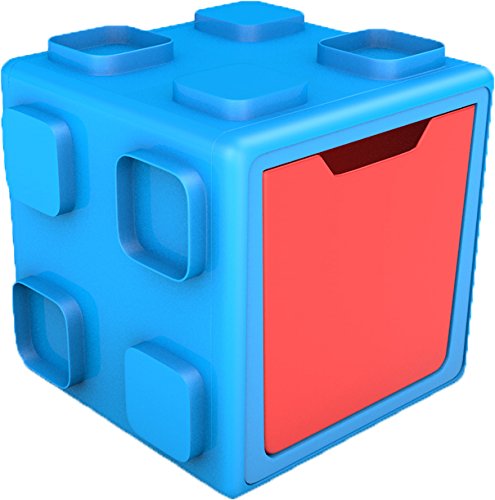 5425029650206 - CHILLAFISH BOX: CONNECTABLE TOY STORAGE AND PLAY SYSTEM, BLUE/RED