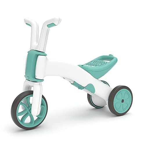 5425029653160 - CHILLAFISH BUNZI GRADUAL BALANCE BIKE AND TRICYCLE, 2-IN-1 RIDE ON TOY FOR 1-3 YEARS OLD, COMBINES TODDLER TRICYCLE AND ADJUSTABLE LIGHTWEIGHT BALANCE BIKE IN ONE, SILENT NON-MARKING WHEELS, MINT